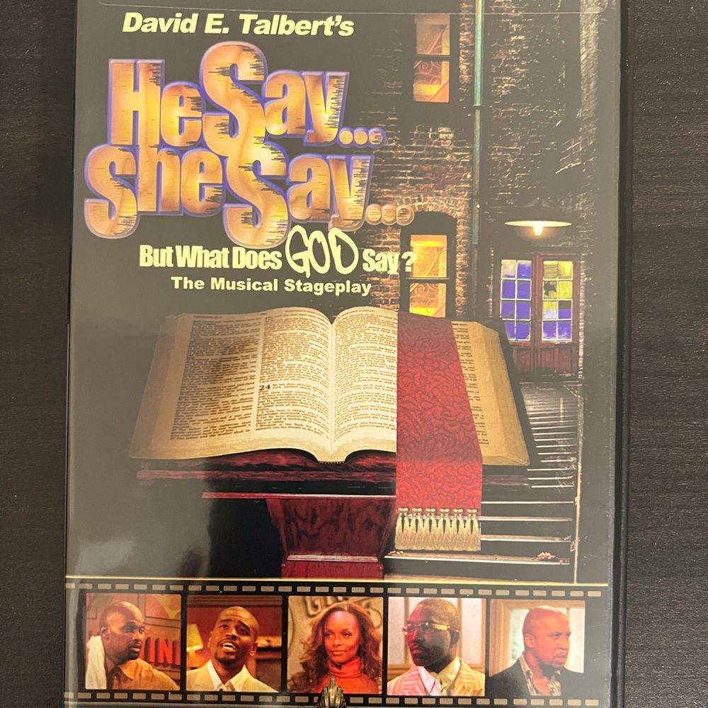 He Say, She Say But What Does God Say  DVD